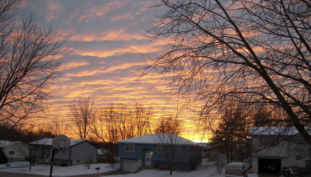 Sunset over Kirksville