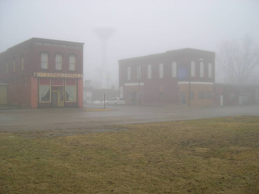 Foggy March Morning in Russell Iowa 2009