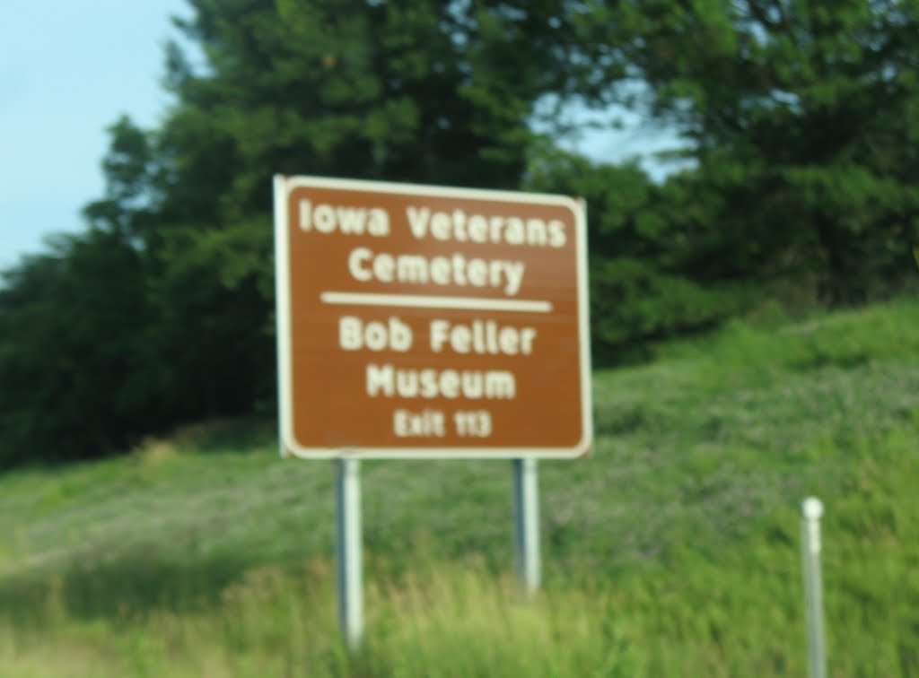 Bob Feller Museum Exit ahead