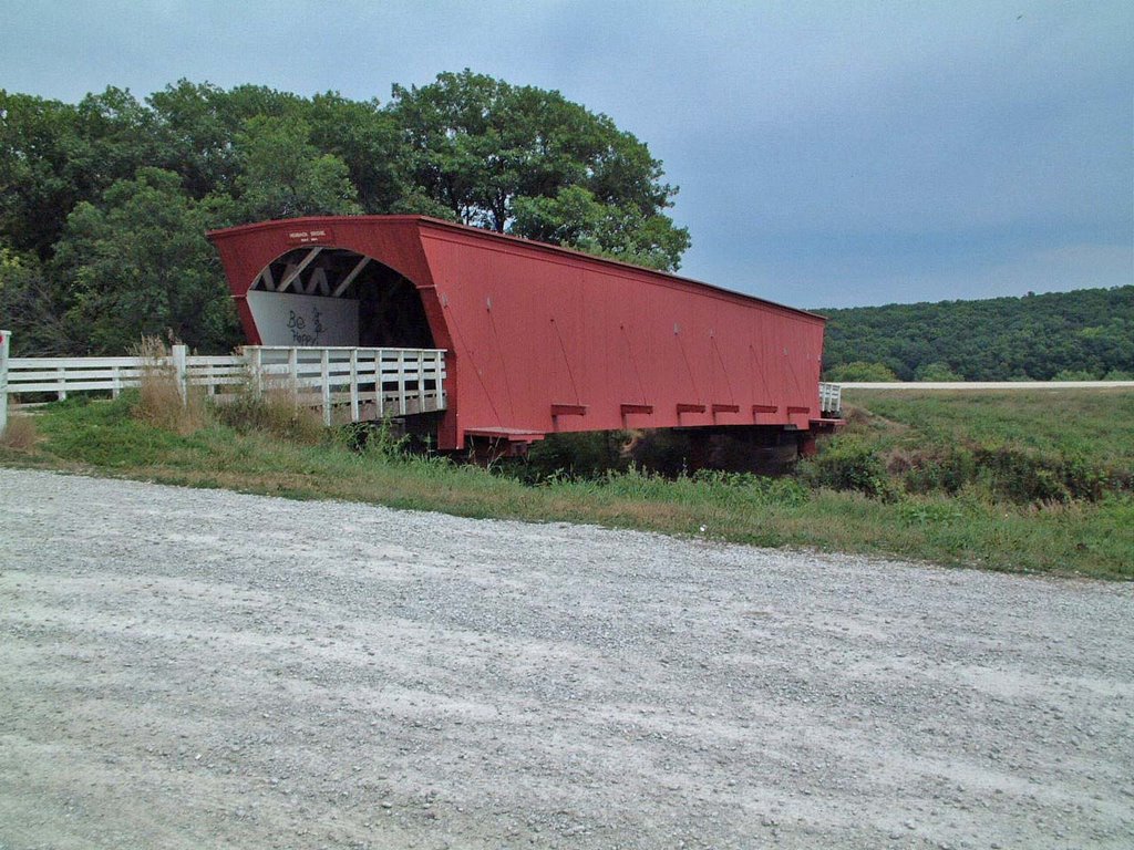 Hogback Bridge, Madison County Iowa by Joe Recer