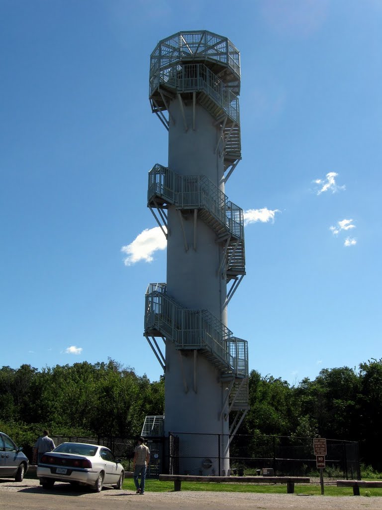 Cordova Park Observation Tower, Lake Red Rock, Iowa.