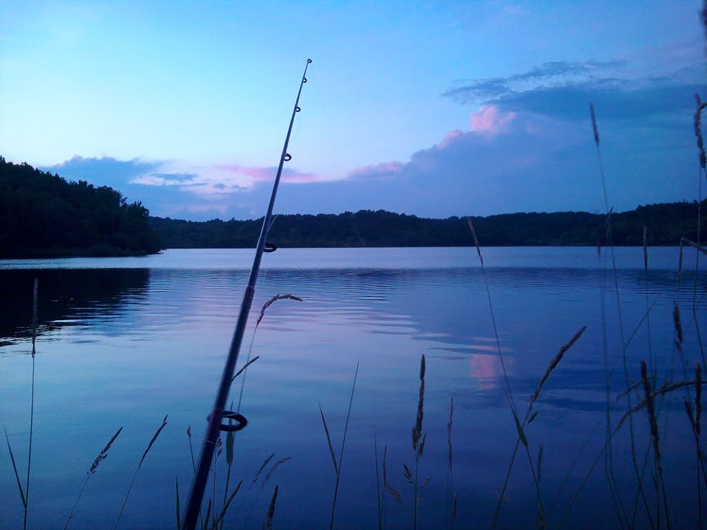 Volga Lake at Dusk