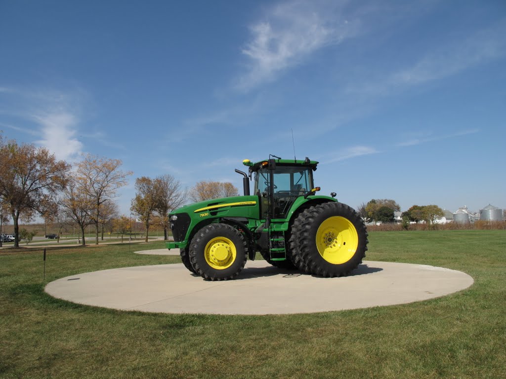 Tractor Display, John Deere Assembly Plant, Waterloo, Iowa