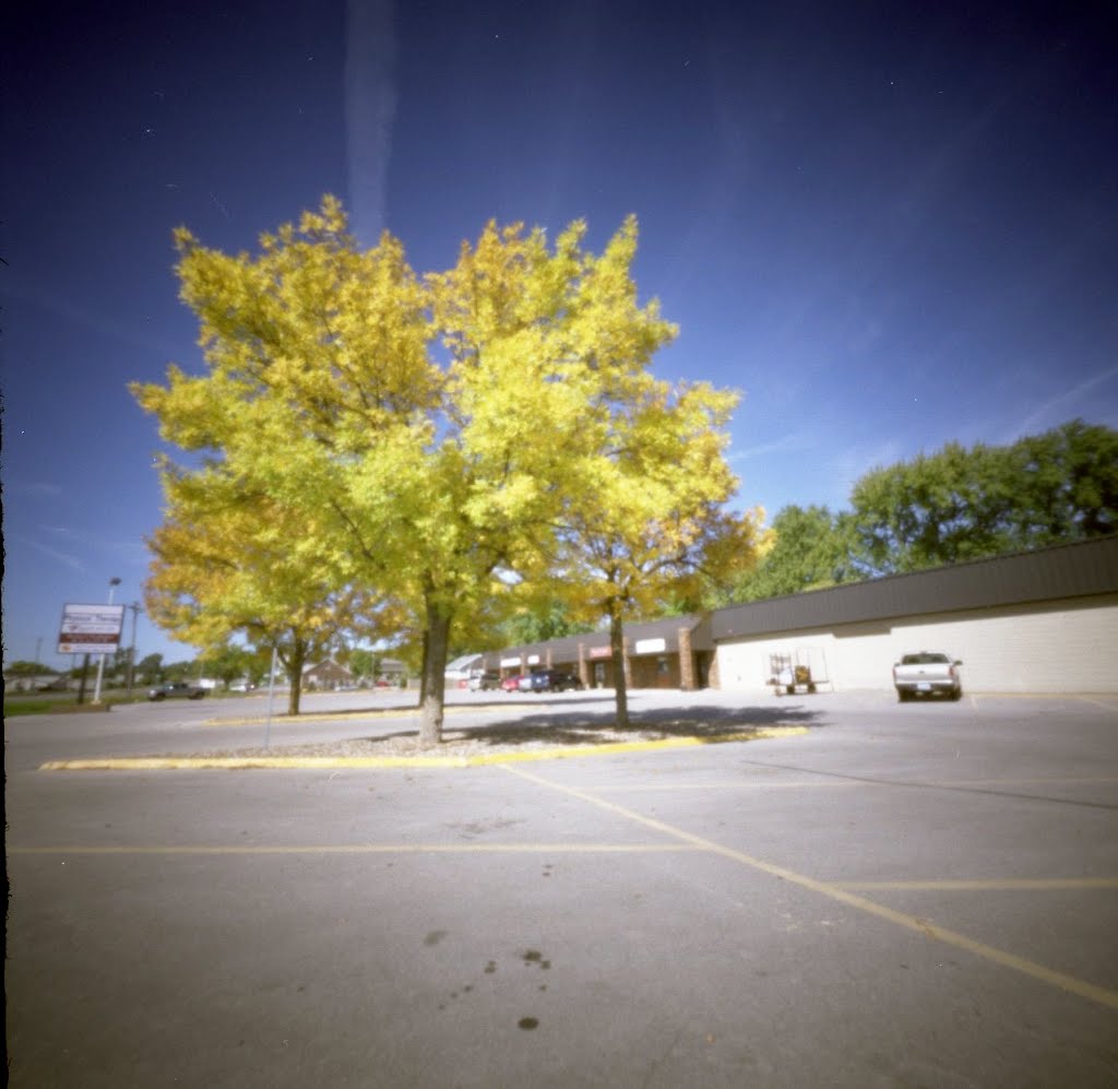 Pinhole Iowa City Parking Lot (2011/OCT)