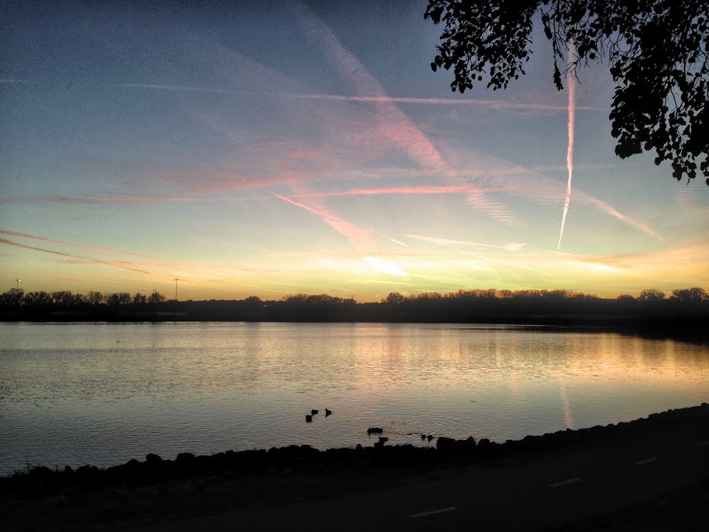 Cedar Lake At Sunset