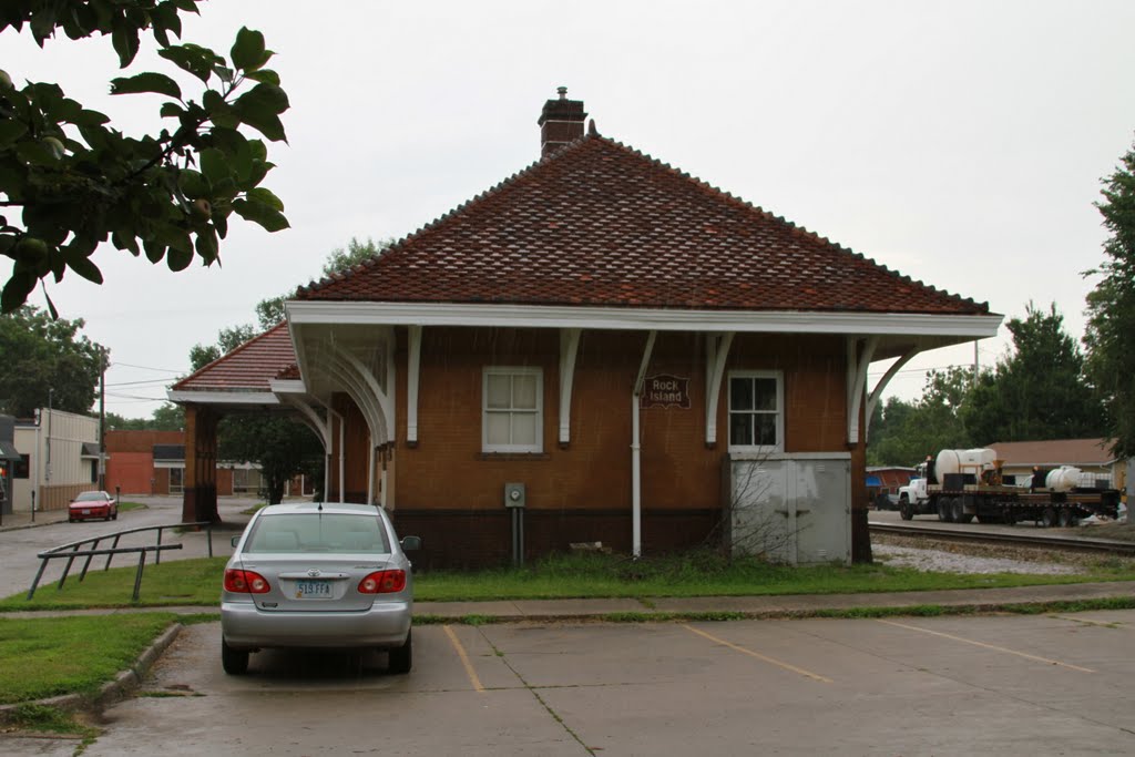 Former Rock Island Railroad Train Station, Iowa City, Iowa, July 2011