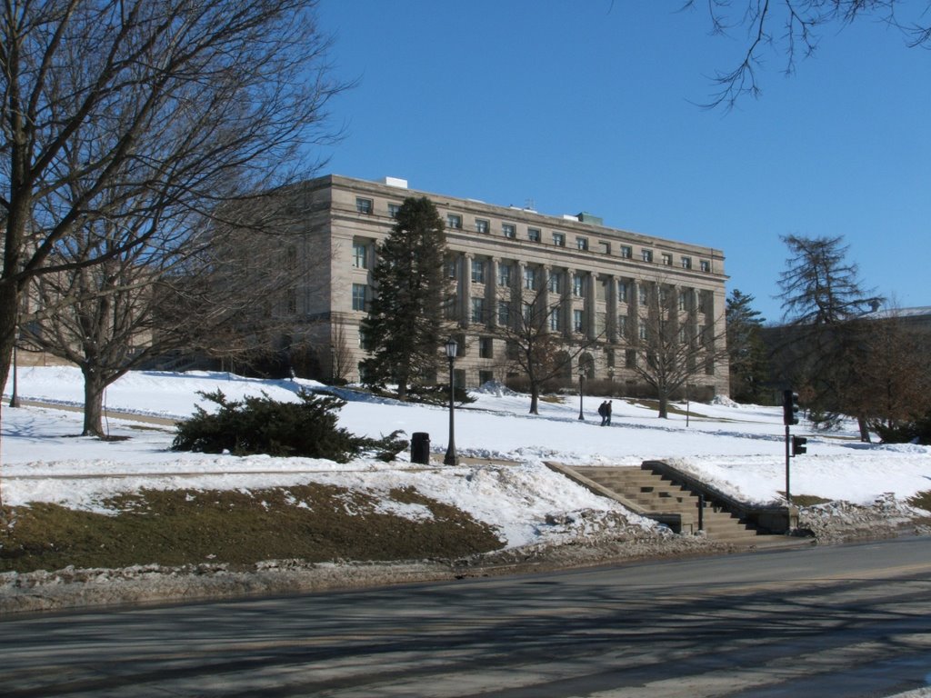 MacLean Building (on the Pentacrest) in Winter 2008, Iowa City, IA