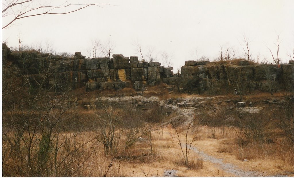 Ruffner Quarry in winter