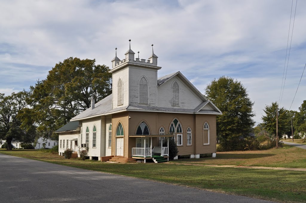 Akron Presbyterian Church at Akron, AL (completed 1922)