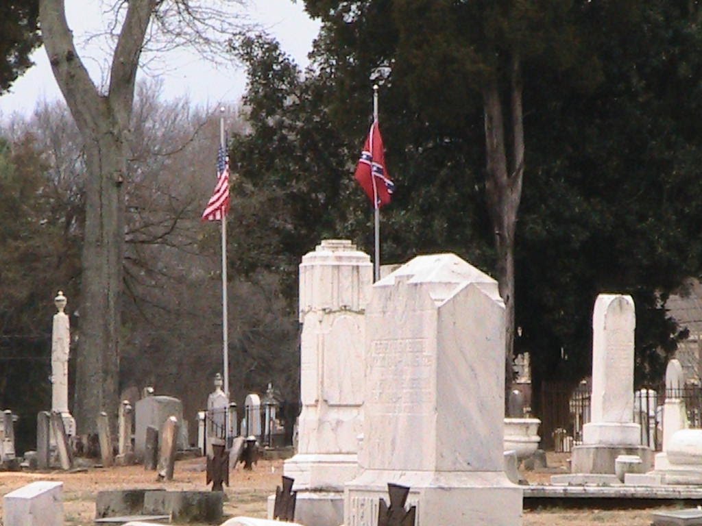 Confederate solders graves in Athens City Cemetery