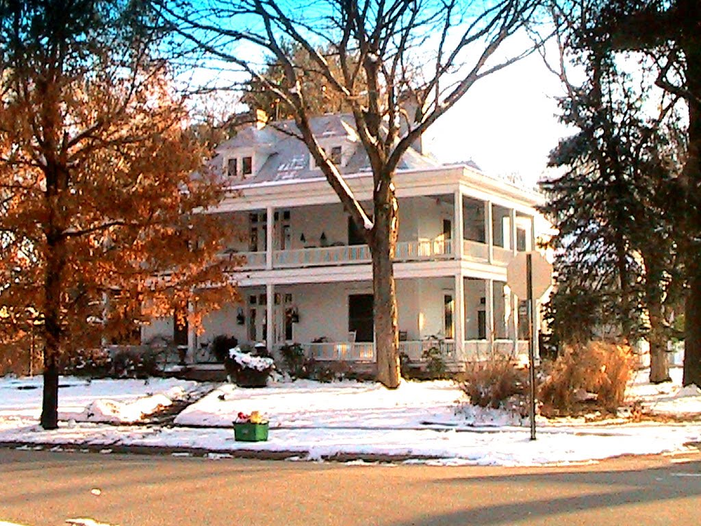 Historic house with lots of porch space