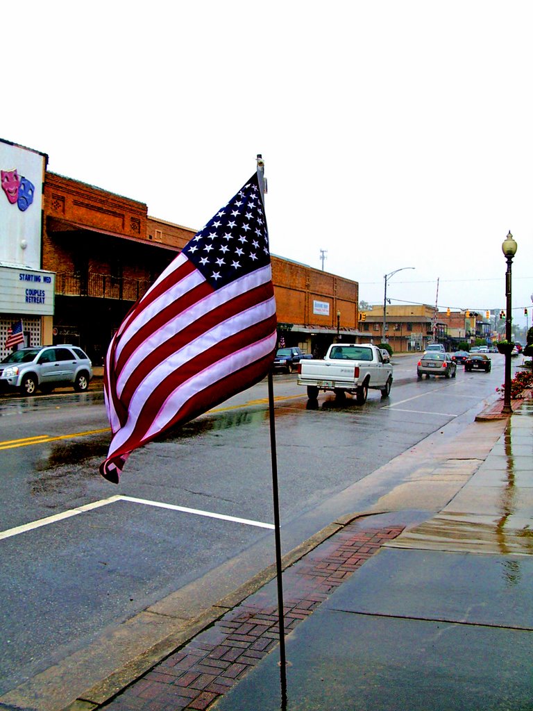Old Glory flying in Atmore