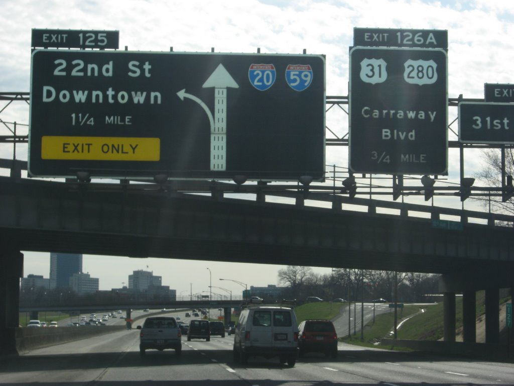 Exits 125, 126A