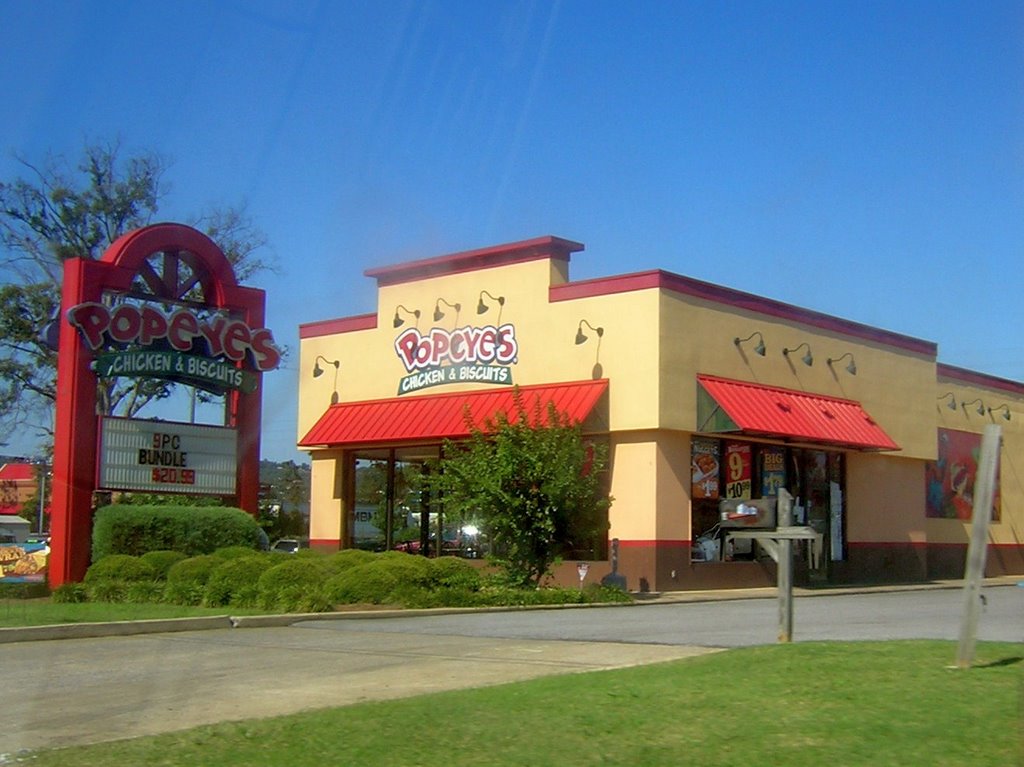 Popeyes Chicken, Gadsden, Alabama 10-18-2008