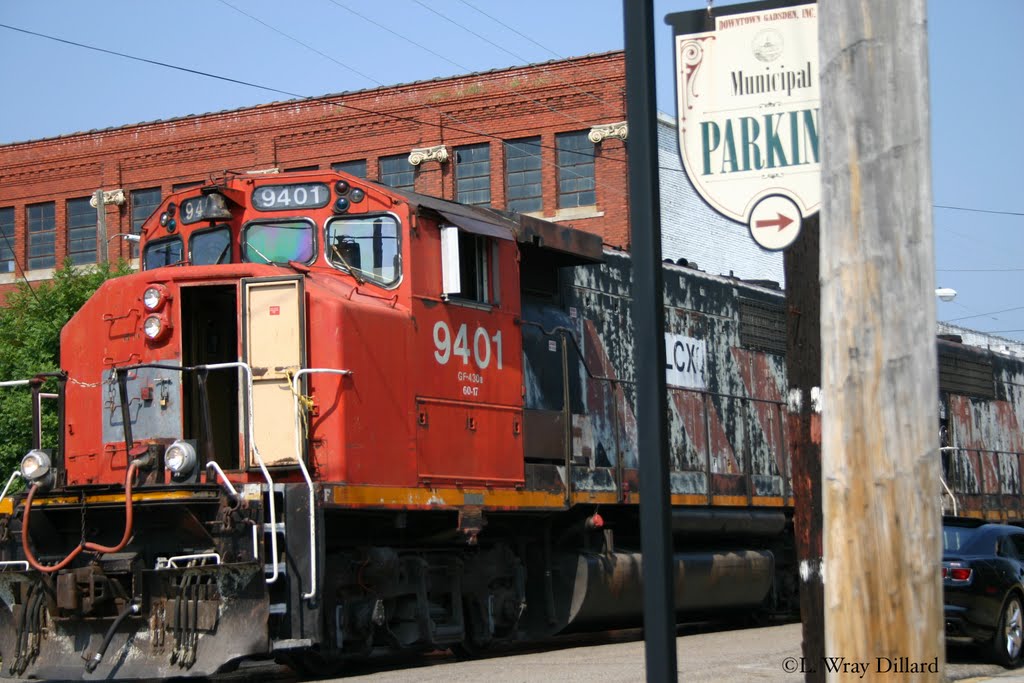 Freight Train Passing through Gadsden, AL