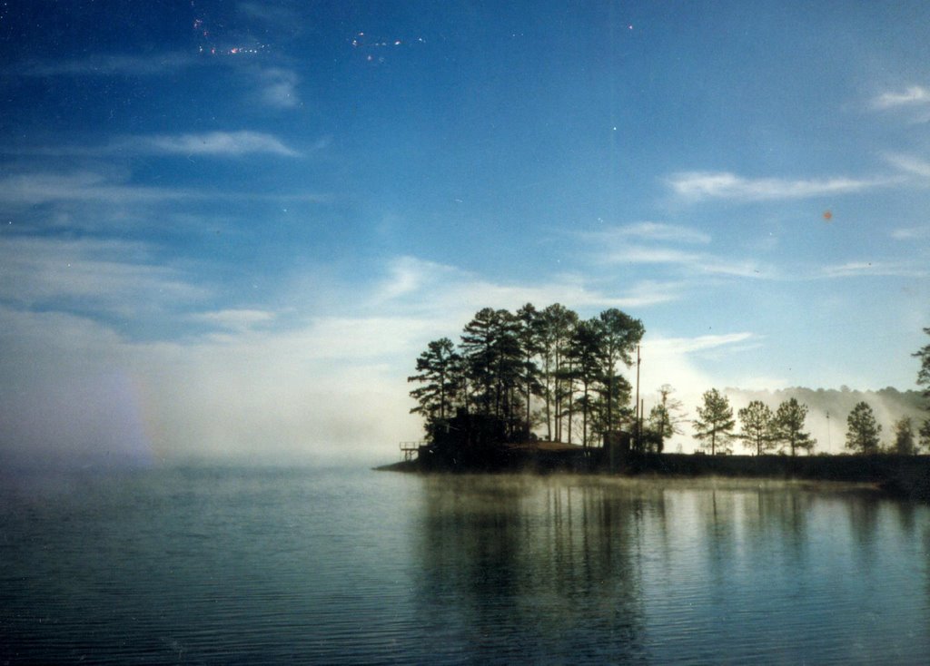 sunrise over Lake Martin, Alabama (1991)