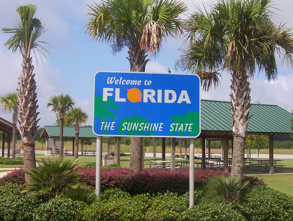 Florida from Alabama on US 231