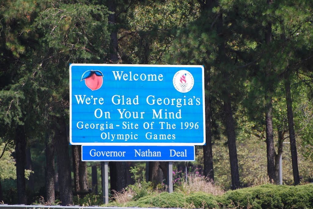 Georgia state welcome board