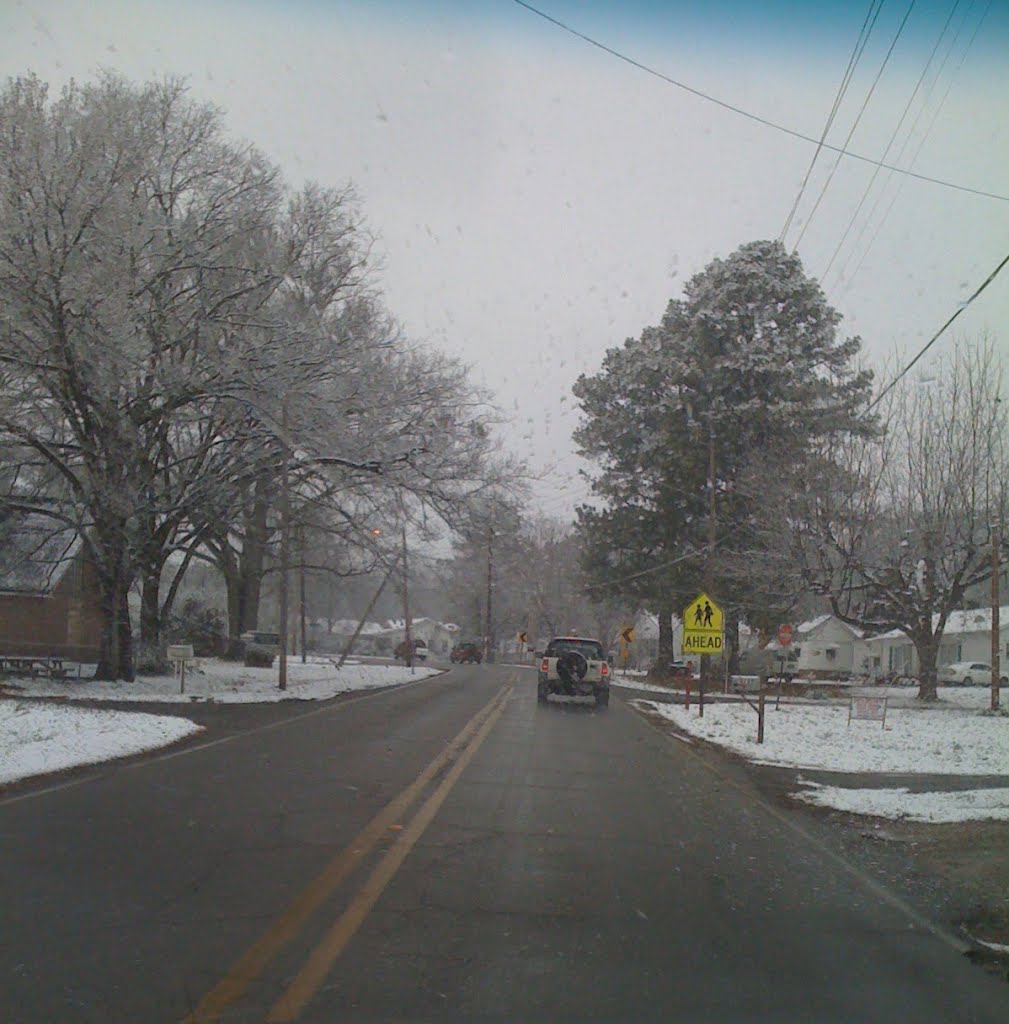 Snowy Day - Hueytown Road (19th Street N)