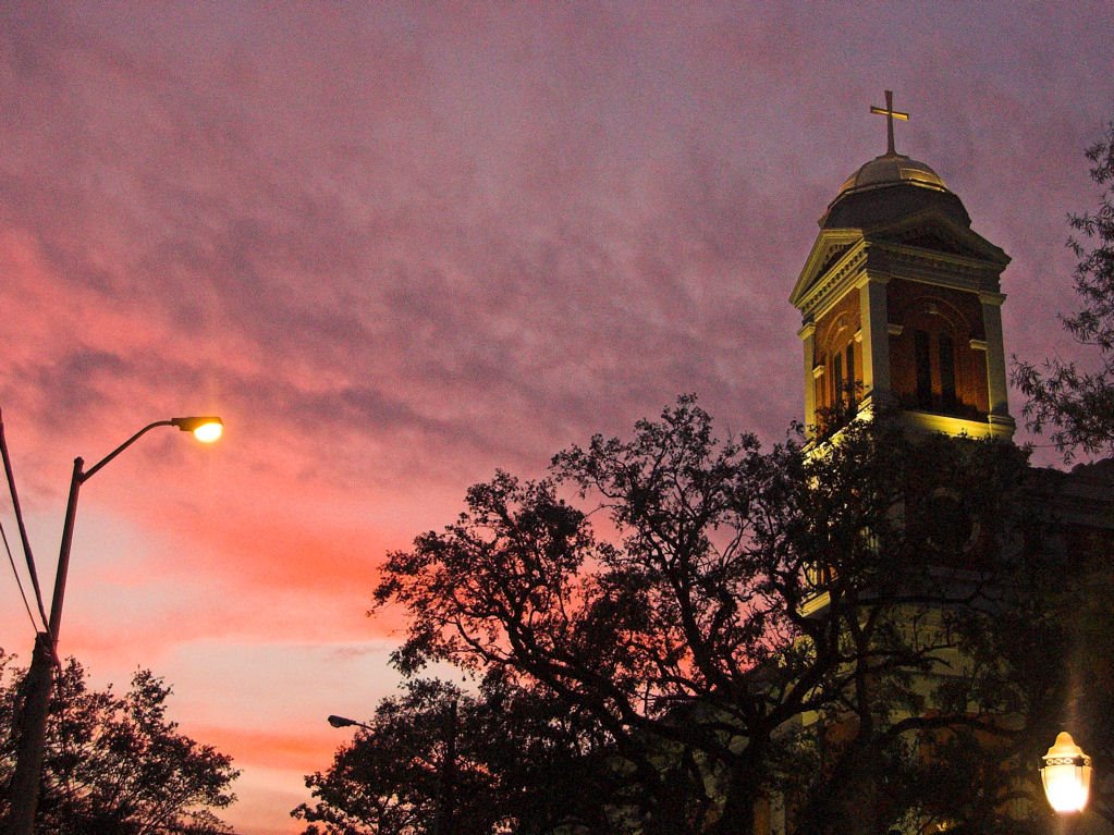 Cathedral of the Immaculate Conception on Fall Evening