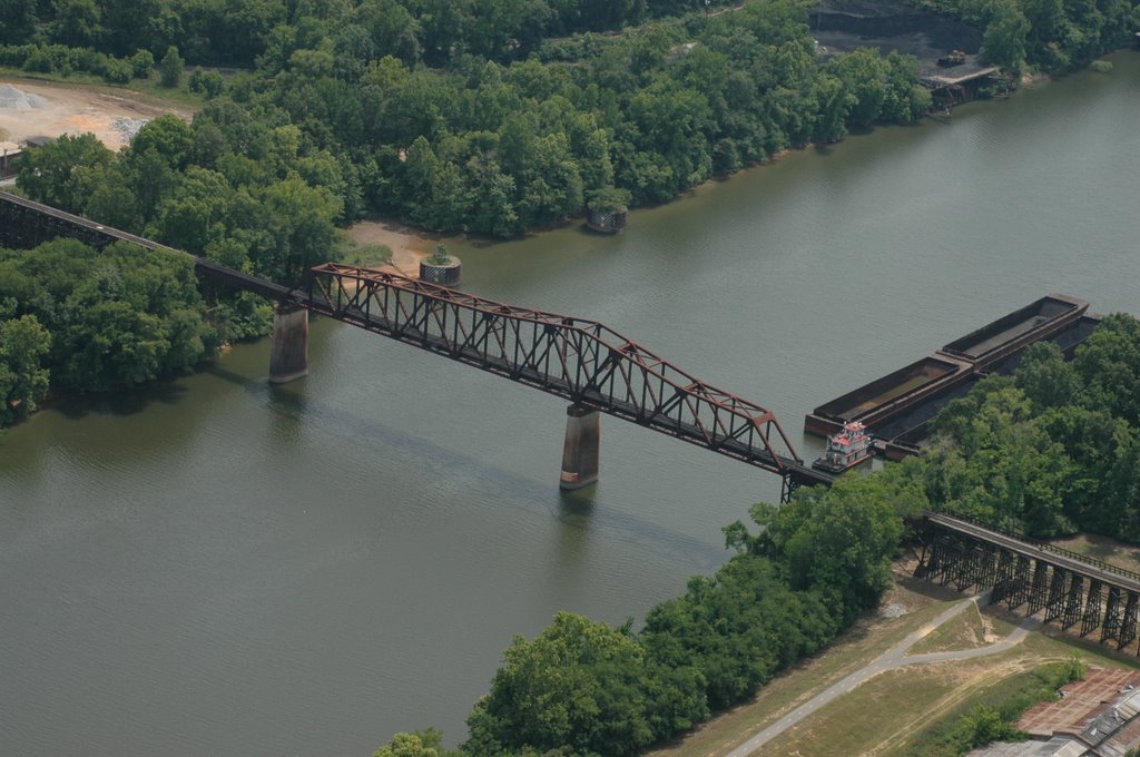 Railroad Bridge Downtown Tuscaloosa