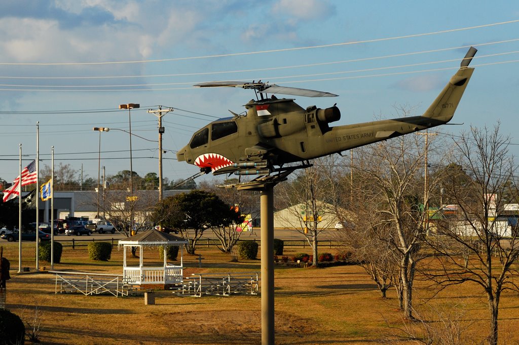 Helicopter in Troy, Alabama