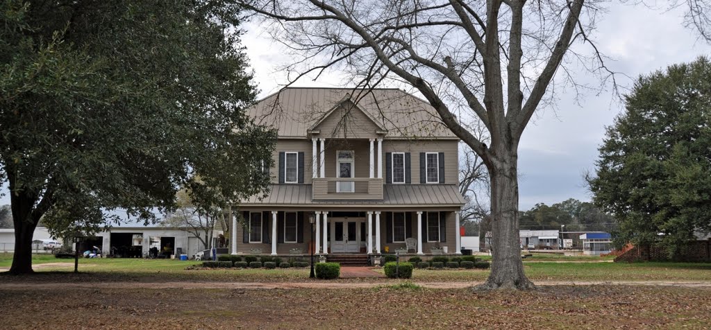 Bush House at Grove Hill, AL (1912, listed on National Register of Historic Places)