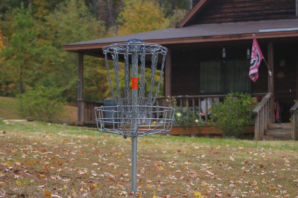 Henrys disc golf basket