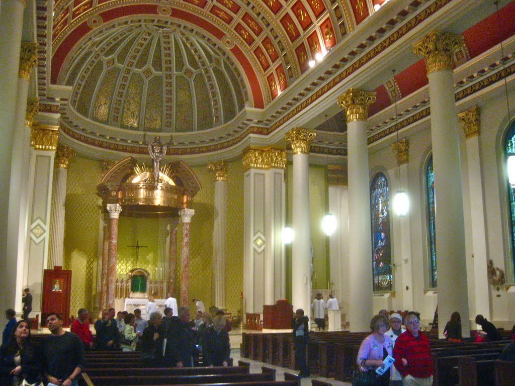 Interior of the Cathedral-Basilica of the Immaculate Conception