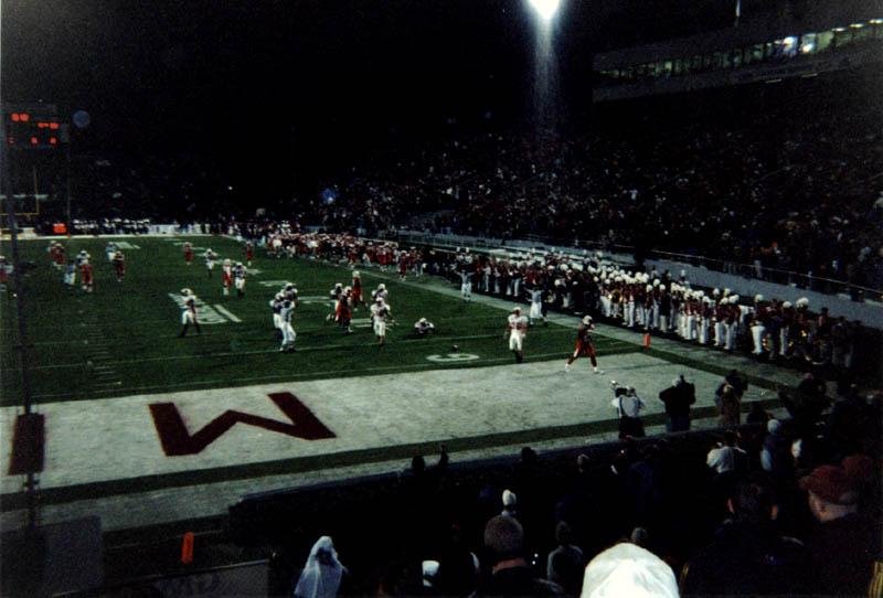 Ladds-Peeble Stadium, GMAC Bowl (Louisville vs Miami OH) seats around 40,000