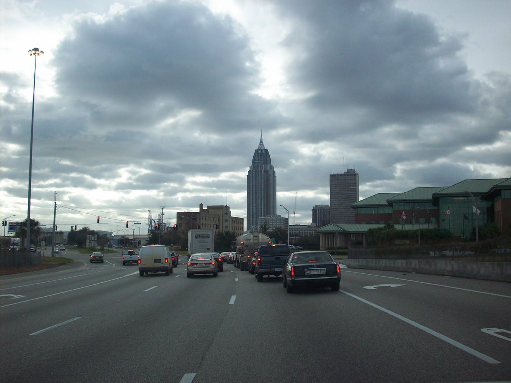 I165 at Water Street looking south