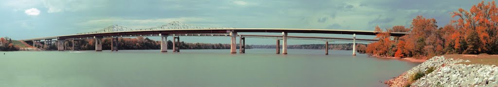 The Old and New Whitesburg Bridges