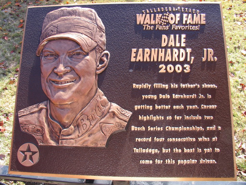 Talladega Walk of Fame Dale Earnhardt, Jr.