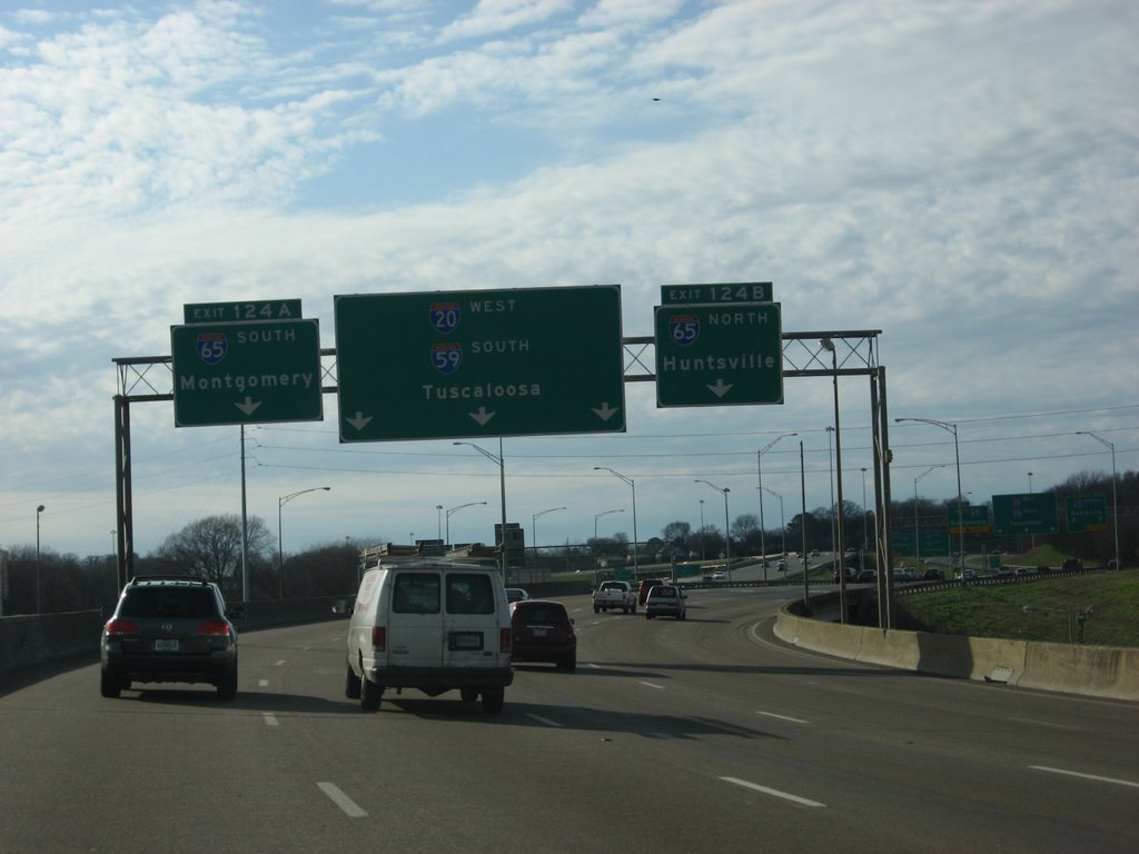 Montgomery, Tuscaloosa, Huntsville