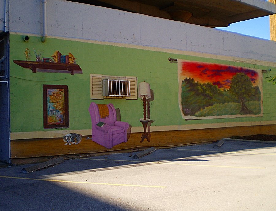 Living room for a street person