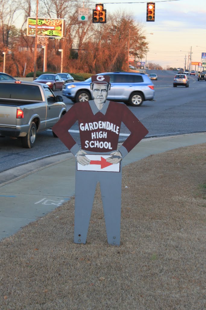 Gardendale High School Sign