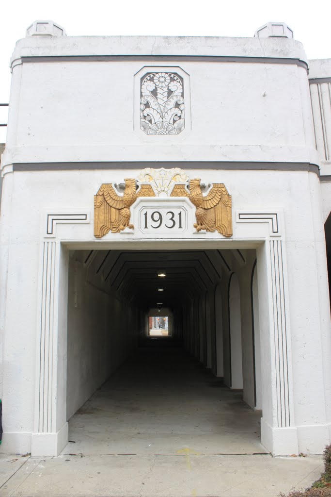 Walking under the Train Tracks