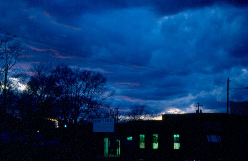 Purple Clouds. Oporto-Madrid Blvd Birmingham, Alabama. 1/1983