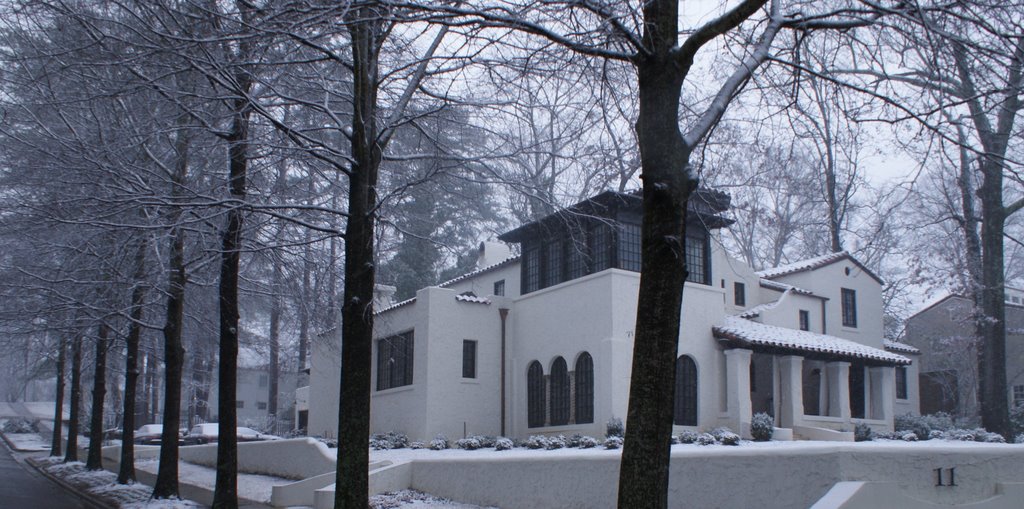 11 Bonita Drive in the snow