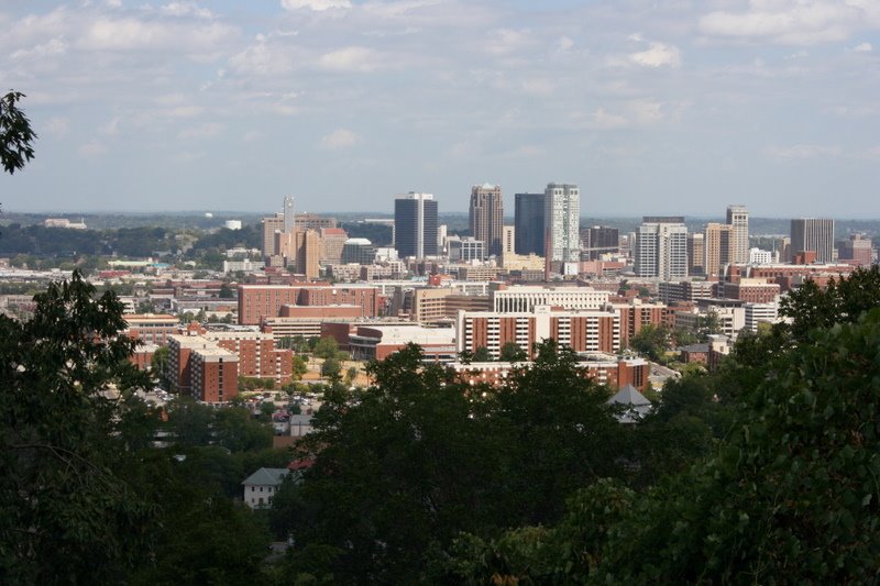 Skyline of the City of Birmingham, Alabama. 8/20/2007