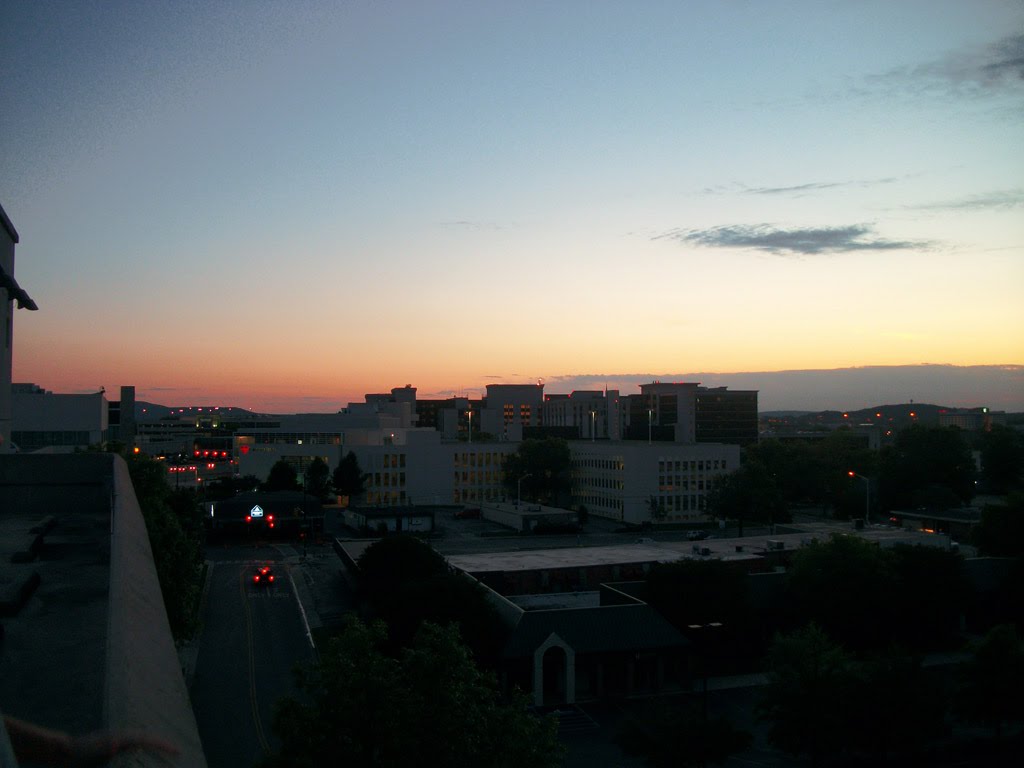 Huntsville at dusk