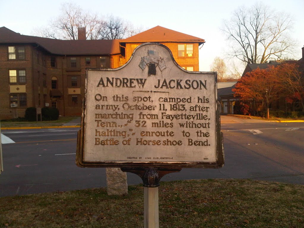 Historical Marker - Andrew Jackson