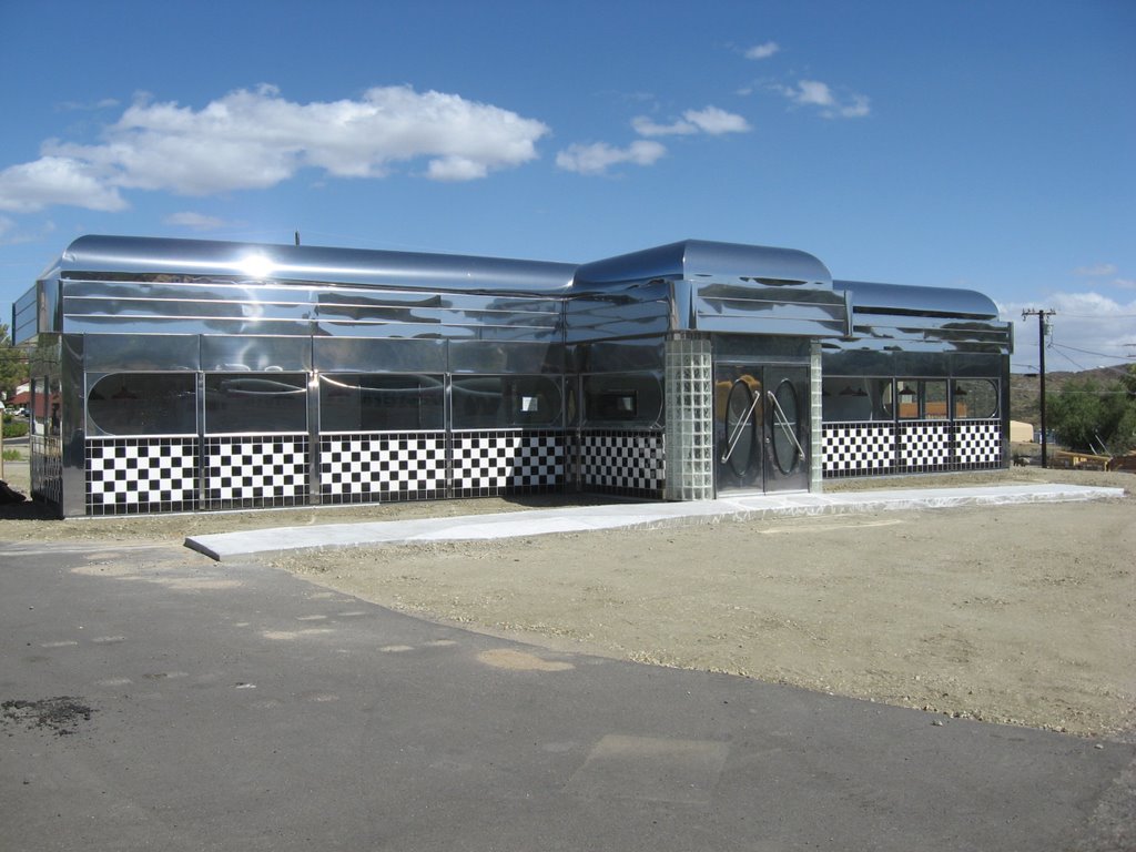 The new exitement in downtown Bagdad, Arizona.
