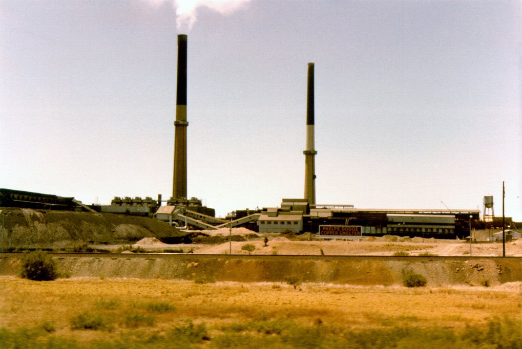Douglas smelter, belching free, belching strong!