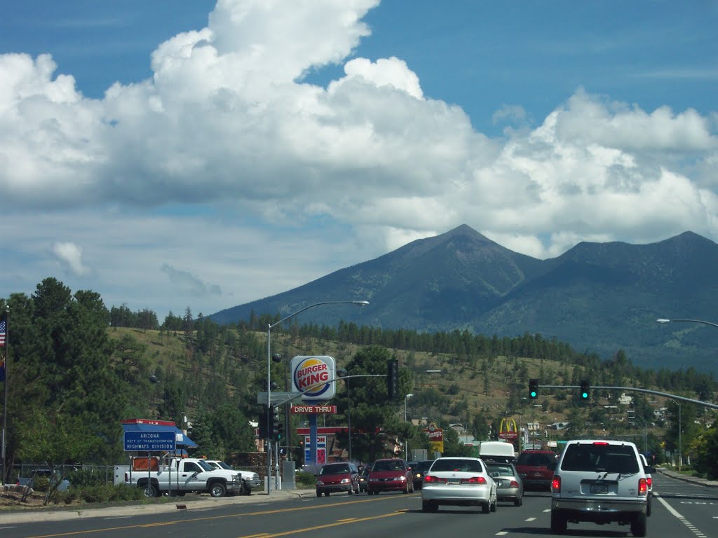En route vers les pics San Francisco (3850 m) et vers le Grand Canyon, Flagstaff, Arizona, USA