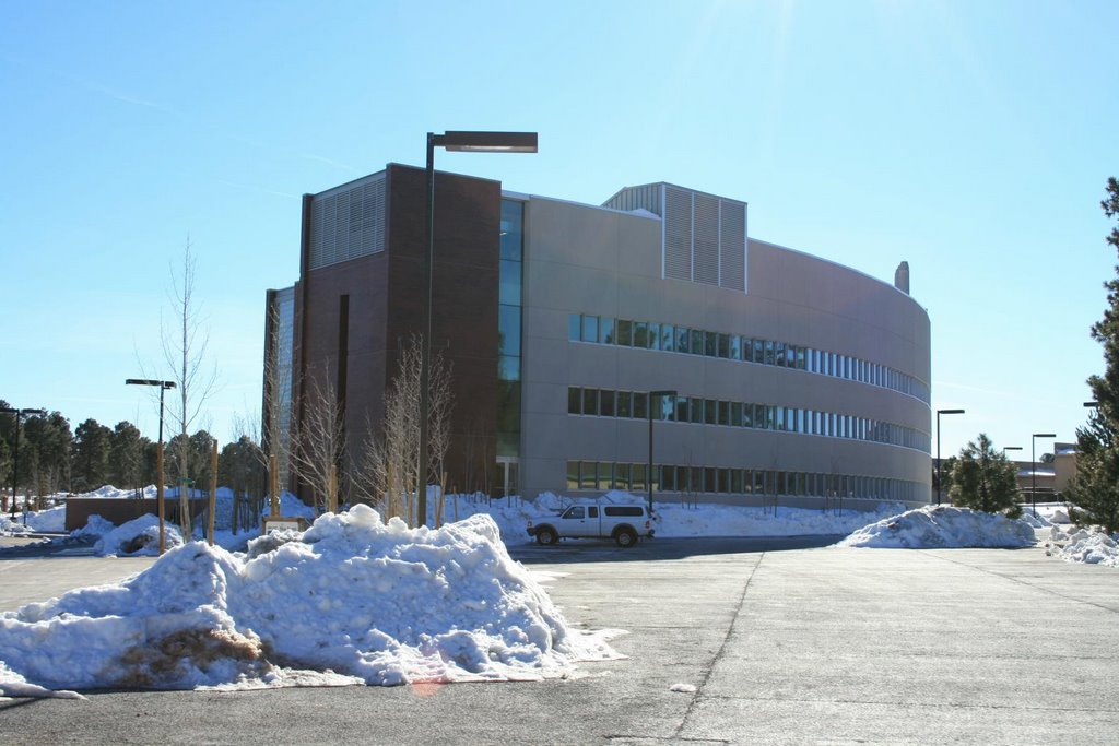 North side of NAUs "Green Building" - Worlds most environmentally friendly building - Anthrax research