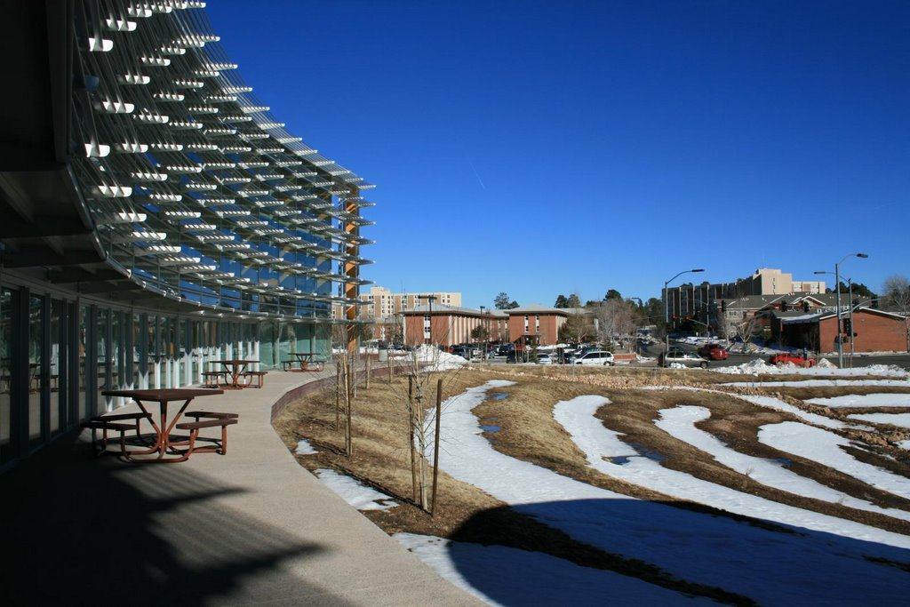 Front of "Green Building" - looking East - this is the worlds most environmentally friendly building!