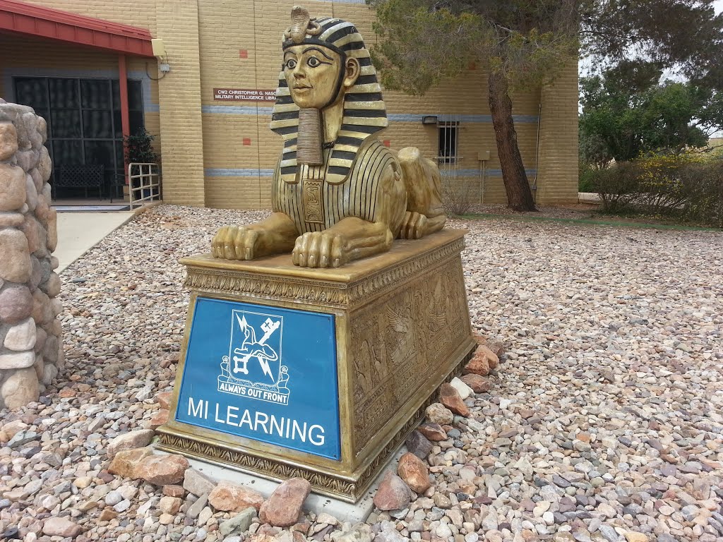 Ft Huachuca Military Intelligence Library Statue