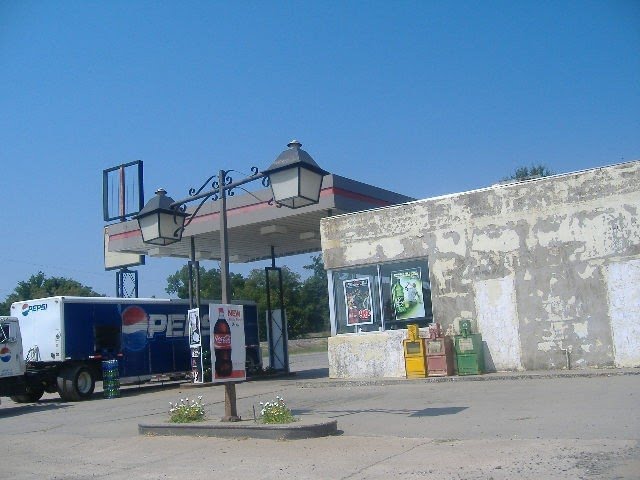 the old phillips 56 off hwy 64 and 105 north in atkins