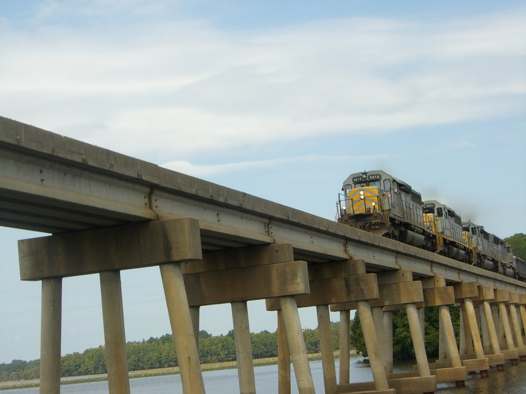 Train Bridge in Mooringsport, LA